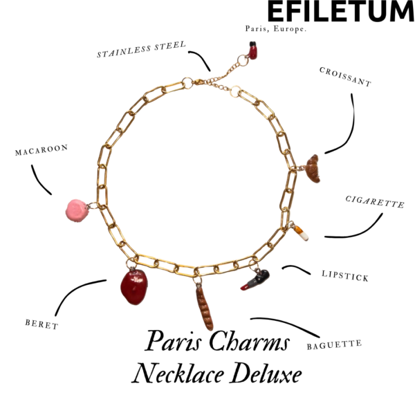 Paris Charms Necklace Deluxe